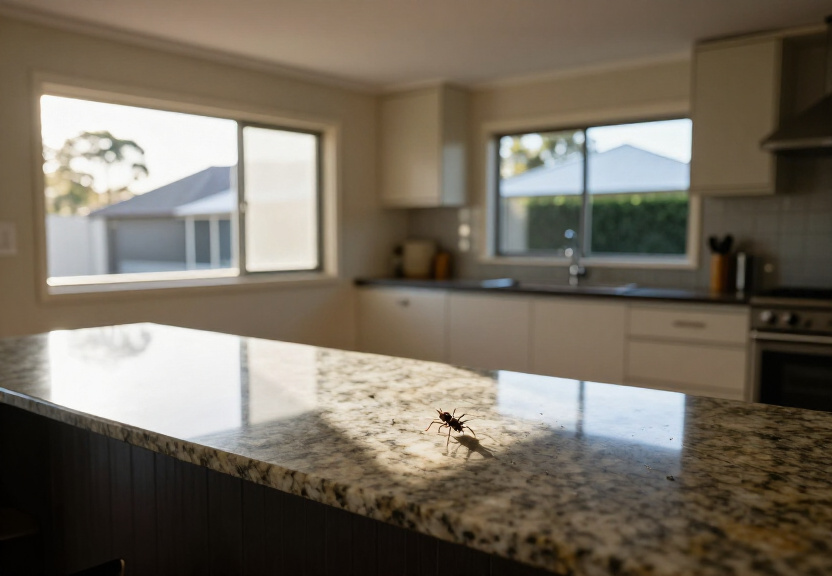Ant-free outdoor area in Ashcroft after pest control